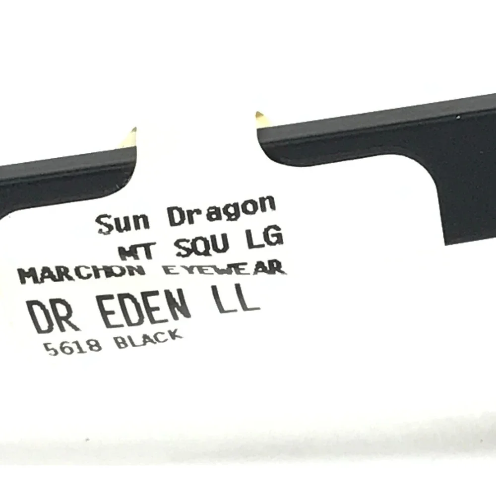Dragon Eyeglasses Frames EDEN LL 002 Matte Black Square Full Rim 56-18-145